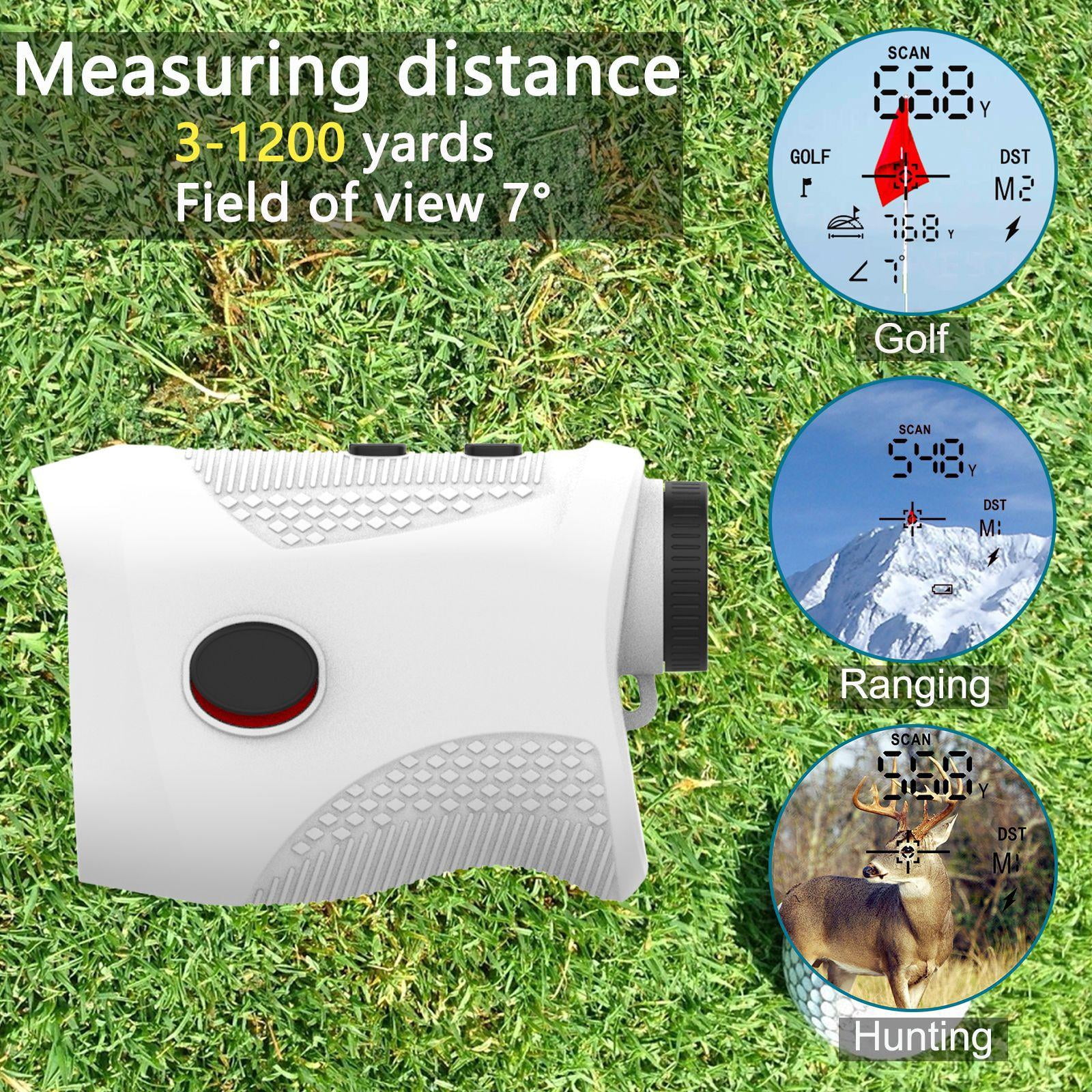Teetheory Golf Rangefinder, 1200 Yard Golf Laser Rangefinder, 7X Magnification Golf Distance Rangefinder