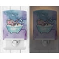thumbnail image 2 of Caroline's Treasures BB7346CNL Elephant Bathing Watercolor Ceramic Night Light, 6x4x3", multicolor, 2 of 2