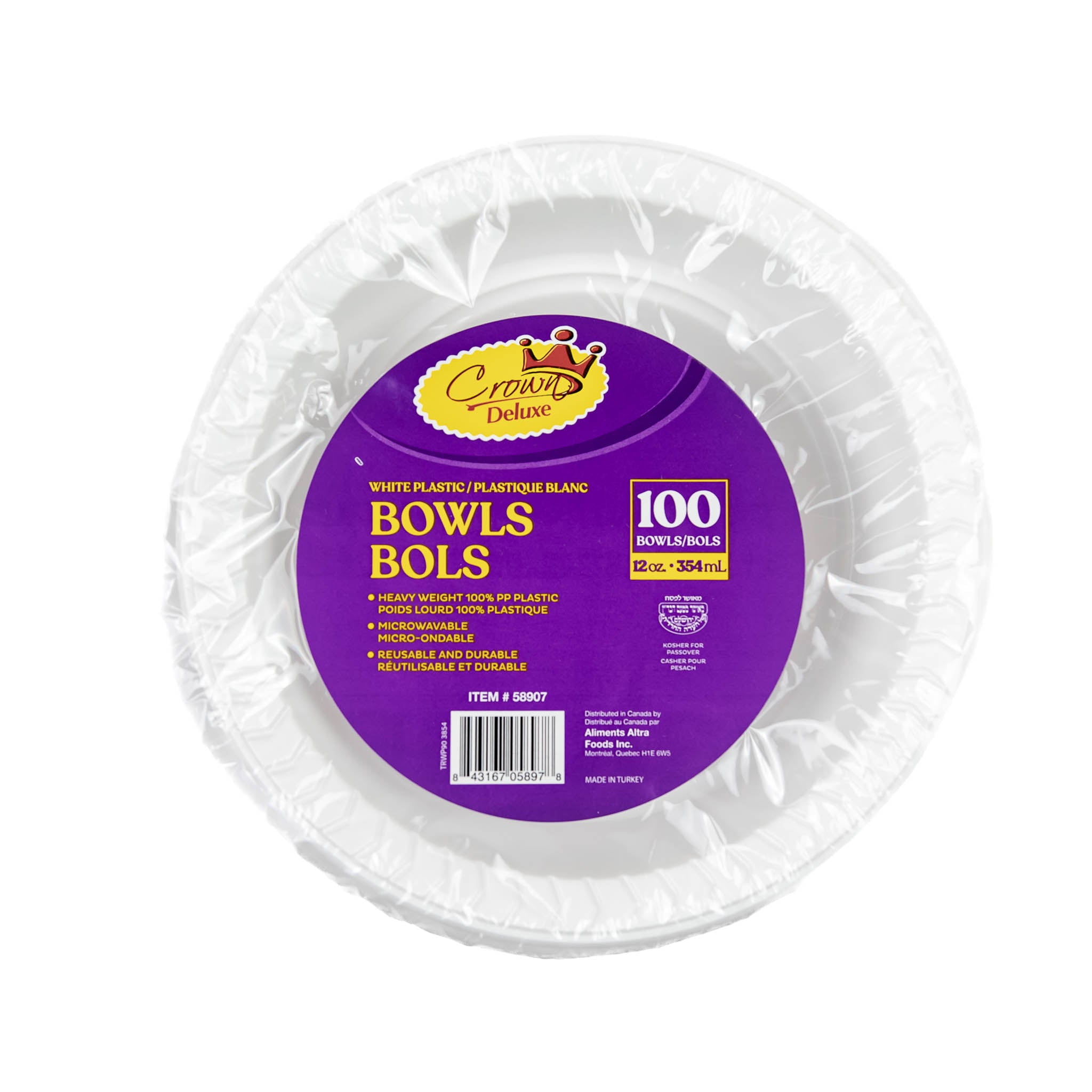 PLASTIC BOWLS 12OZ, E-ALTRA PLASTIC BOWLS 12OZ