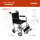 thumbnail image 3 of Silla de Ruedas Ligera Magnimed de Traslado Plegable con Frenos, 3 of 5