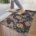 thumbnail image 4 of Pioneer Flower Floral Print Pattern Door Rugs,Washable Non Slip Door Mats Indoor,Decorative Door Mats,Entry Mat Indoor for Entrance,Bedroom,Kitchen,Bathroom,17"x30", 4 of 6