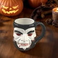 thumbnail image 4 of KMWGRE Halloween Themed Ceramic Coffee Mug Unique Design Drinkware for Home Kitchen Use Black 11.5X14.5cm, 4 of 4