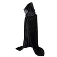 thumbnail image 5 of Advancent 2020 nuevos disfraces de Halloween mujeres hombres capa elegante con capucha adultos/niños largo negro vacaciones fiesta capas capucha Type3 NO3 Advancent CBP035019, 5 of 5