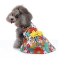 thumbnail image 2 of Coloody 2023 Spring And Summer Dresses For Pets, Dog Floral Sleeveless Dress, 2 of 6