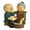Wash Feet, variant on Romantics Resins Loving Elderly Couple Figurine Statue Ornament for Home Decors and Wedding Valentines Anniversary Gift