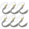 thumbnail image 3 of Durable Grey Polyester Graduation Cap Tassels with 2023 Charm for DIY Graduation Decorations 6pcs, 3 of 4