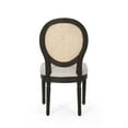 thumbnail image 4 of Noble House Rylee Traditional Dining Chairs 39.5", Set of 2, Beige, Natural, 4 of 7