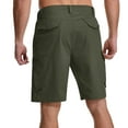 thumbnail image 2 of FEN AI Multi-Pocket Cargo Outdoor Shorts for Men Relaxed Fit Solid Summer Beach Short Fishing Hiking Work Wear, 2 of 10
