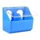 thumbnail image 3 of Comedero para palomas, caja colgante, accesorio de jaula, resistente y ligero, estuche de alimentación para palomas, estuche de almacenamiento de Azul, 3 of 8