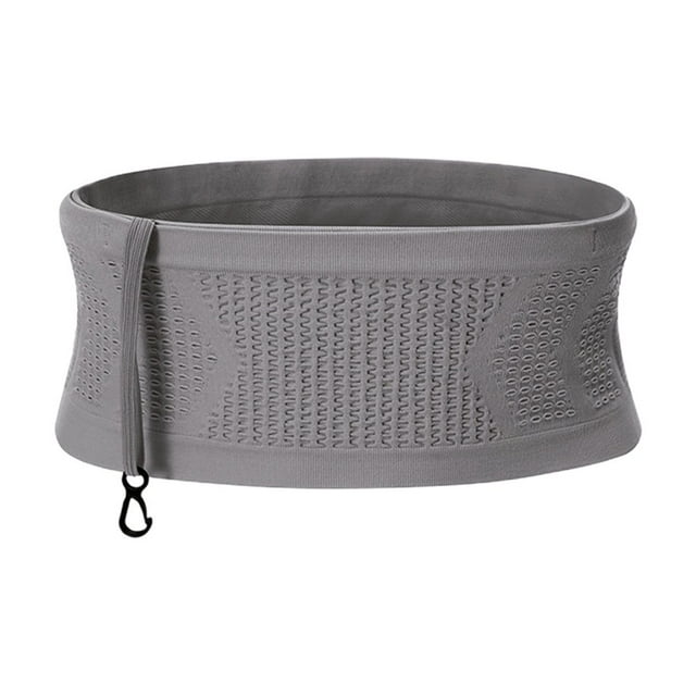 CNKOO Waist Bag Ergonomic Hidden Pockets Moisture-Wicking Super Stretchy Not Tight Storage Comfortable Multifunctional Knit Breathable Concealed Waist Bag Outdoor Accessory