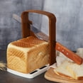 thumbnail image 4 of ZheElen Space-Saving Bread Slicer Adjustable Thickness For Uniform Slices Of Bread Effectively Slicing, 4 of 6