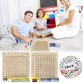 thumbnail image 1 of Xihbxyly Artículos Prime con Entrega Hoy Juego de Mesa de Madera de Multiplicación y Suma para Padres E Hijos, Regalo de Navidad, 1 of 7