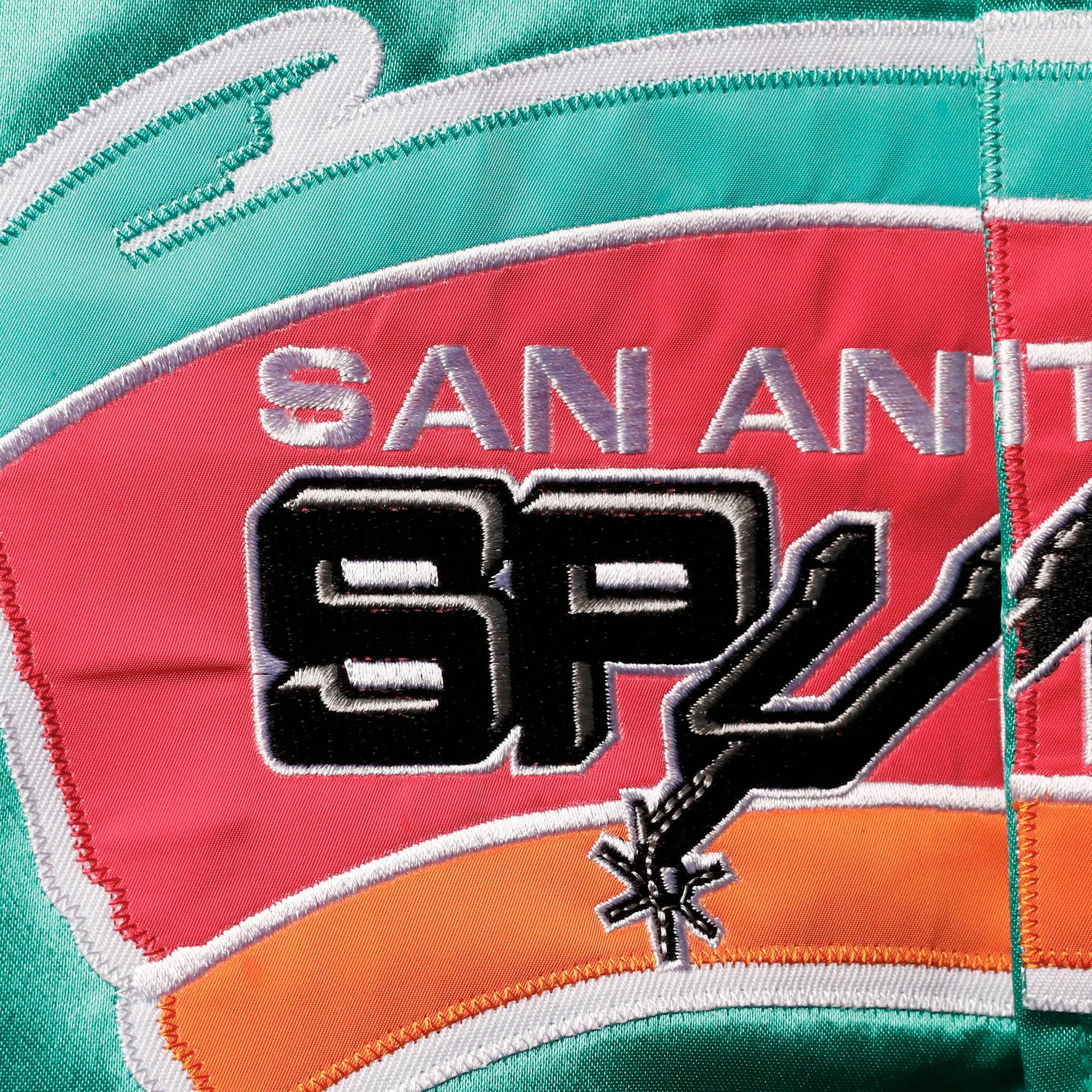 Team Origins Varsity Satin Jacket San Antonio Spurs - Shop Mitchell & Ness  Outerwear and Jackets Mitchell & Ness Nostalgia Co.