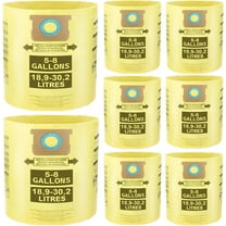10-14 Gallon High Efficiency Disposable Filter Bags ，Fit Shop-Vac 10-14 Gallon ,90672, Type I(8-Pack)