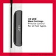 thumbnail image 3 of Revlon Crystal C + Ceramic 1" Digital Hair Flat Iron, White, 3 of 7