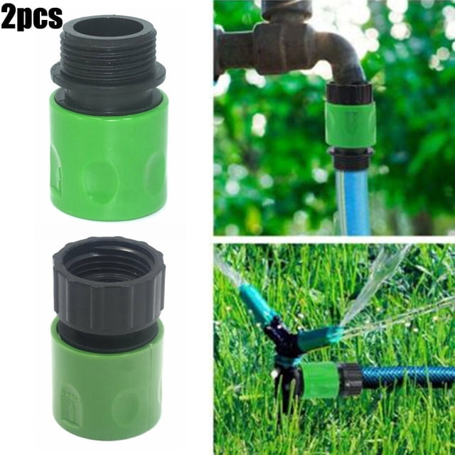 3/4\" Female and Male Hose Pipe Fitting Kit Garden Water Adaptor Quick Connector