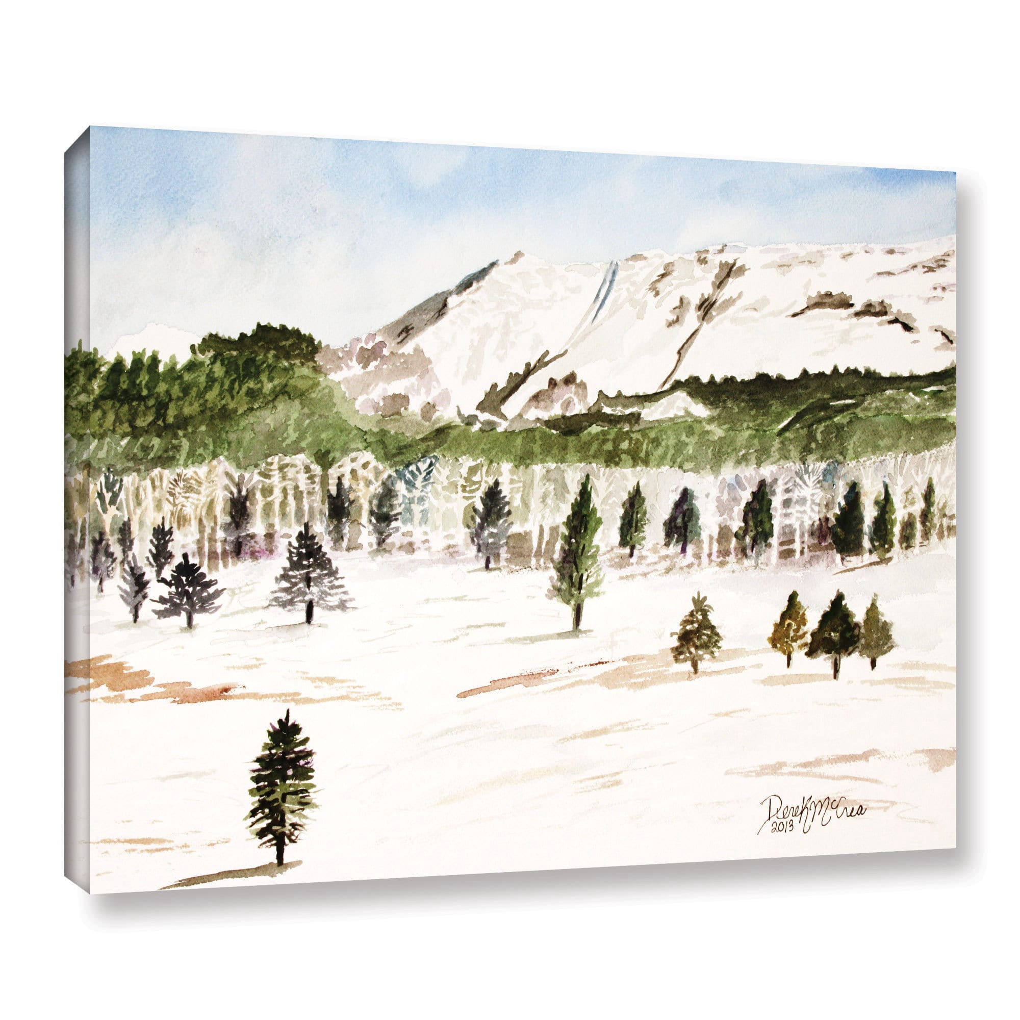 ArtWall Derek Mccrea "Pikes Peak" Gallery-wrapped Canvas