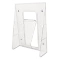 thumbnail image 5 of Stand-Tall Wall-Mount Literature Rack, Magazine, 9.13w X 3.25d X 11.88h, Clear | Bundle of 10 Each, 5 of 8