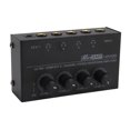 thumbnail image 1 of Professional Low Noise Mini High Power 4 Channel Stereo Headphone , Independent Output Levels, Outstanding Sound Performance, Headphone Mixer for Studio and Stage, 1 of 8