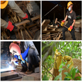 thumbnail image 6 of Men's and Women's Work Gloves Stab and Cut Resistant Leather Gardening GlovesapricotM, 6 of 6