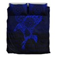 thumbnail image 3 of Juego de Cama Vikingo Raven Vegvisir Tattoo Versión Azul Juego de Cama RLT12, 3 of 5