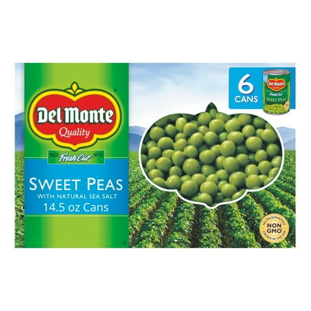Del Monte Sweet Peas, 15 oz Can (Pack of 6)