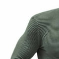 thumbnail image 5 of Stamzod Long Sleeve Gym Shirts Men Solid Color Pullover Basic Tee Tops Casual Crewneck Oversized Tshirts for Men Army Green XXL, 5 of 6