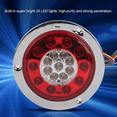 thumbnail image 5 of 2 pzs Plafones 14 Led Gel Redondo Camion 4 Funciones 24v. Belug, Rojo, 5 of 5