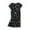 Black, variant on Youmylove Women Sleepwear Cotton Nightgown Short Sleeve Shirt Casual Printed Sleepdress Comfy Nightshirt Nightgowns