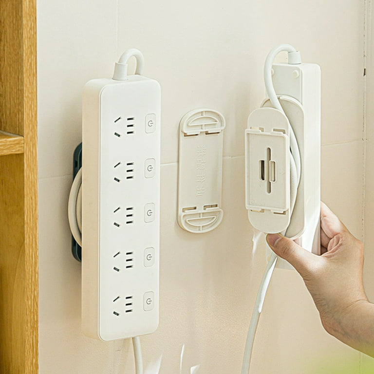 Power Cord Organizer, Power Cord Holder, Wall Sticker Cable Clip