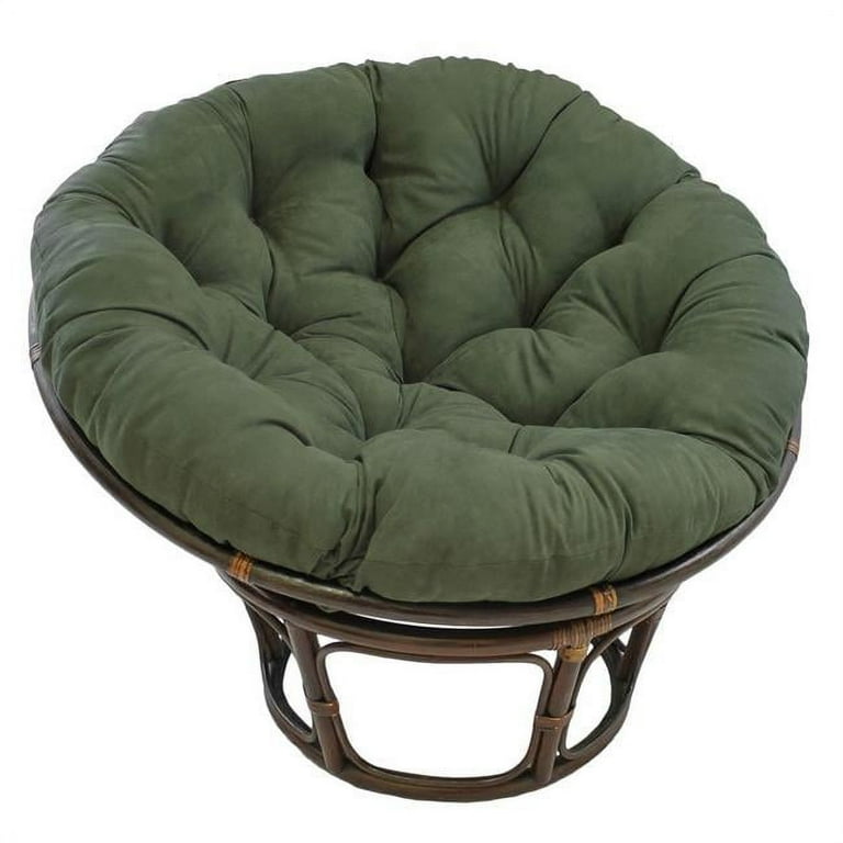 International Caravan Rattan 42-Inch Papasan Chair with Micro Suede Cushion International Caravan Rattan 42-Inch Papasan Chair with Micro Suede Cushion