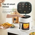 thumbnail image 4 of Smart Air Fryer 4.5L Glass Visible Style Easy To Clean Household Multi-functional All-in-one Electric Fryer, 4 of 21