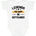 thumbnail image 3 of Inktastic Legends Are Born in September Boys or Girls Baby Bodysuit, 3 of 5