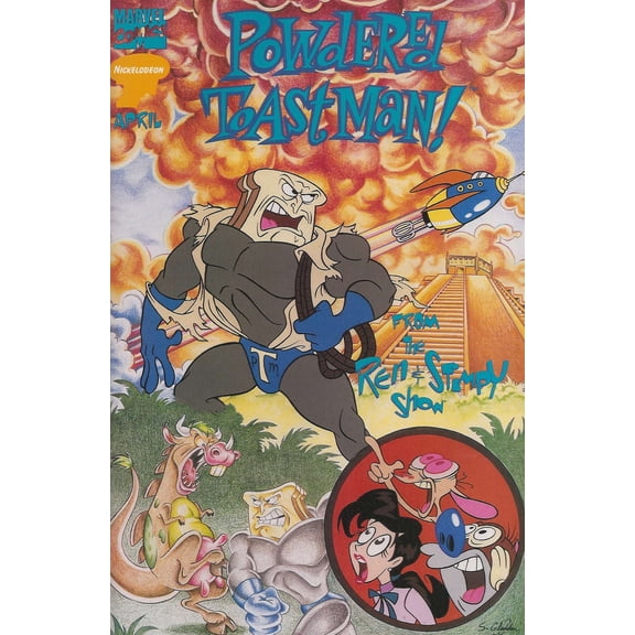 Ren And Stimpy Show Special, The: Powdered Toastman's Cereal Serial #1 VF ; Marvel Comic Book