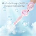 thumbnail image 4 of Magic Fog Bubble Wand, New Touchable Fog Bubble Machine, Interactive Smoke Bubbles Machine with Bubbles Gloves for Outdoor Party, Parent-Child Interaction (Pink-A), 4 of 12