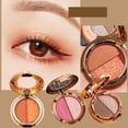 thumbnail image 2 of Clearance Now! 2 Colors Pearlescent Pumpkin Color Matte Powder Earth Tone Mak Eyes A3 L7S0, 2 of 8