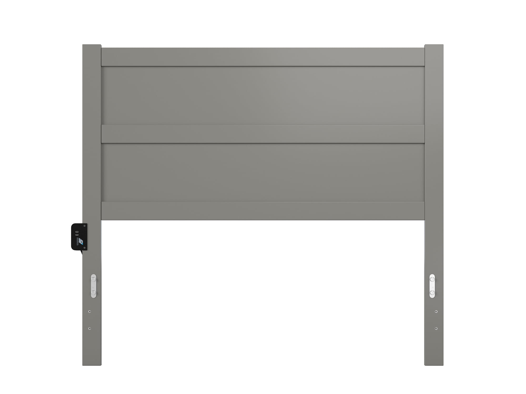 AFI NoHo Modern Panel Wood Headboard, Full, Grey