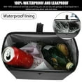 thumbnail image 4 of Gpoty Car Trash Can, Hanging Car Bin Foldable Car Trash Bag Waterproof Garbage Bin Storage Box for Car SUV Truck Minivan Auto Black, 4 of 7