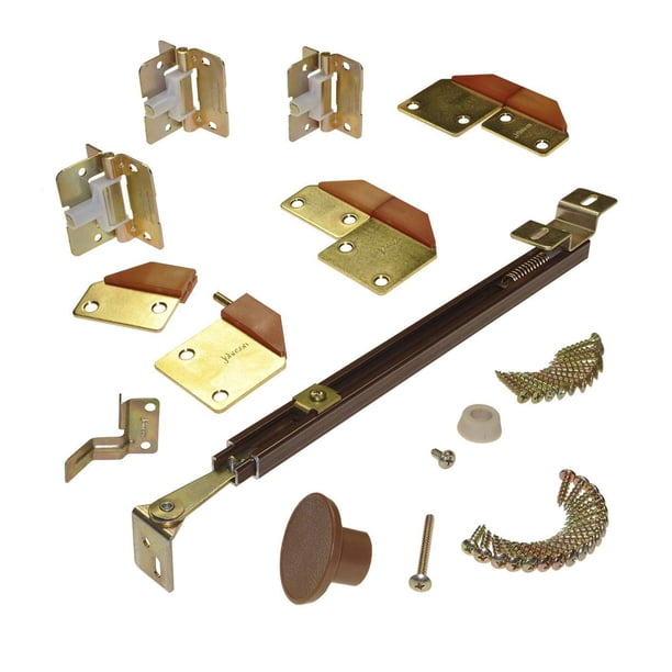 Johnson Hardware 1601218P Juego de herrajes para puertas plegables de acceso 100% completo