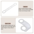 thumbnail image 4 of Uxcell 50Pack Non-Slip Silicone Hanger Grips Clothes Hanger Strips, Milky 3.94" x 0.47", 4 of 6