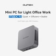 thumbnail image 5 of Computadora de escritorio OUMAX Mini PC Intel N100 16 GB 500 GB Max N95 8 GB 256 GB Quiet Dual 1000M LAN VS Mini S12 T8 Pro B4 Plus, 5 of 5