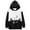 Black, variant on Hoodies for Teen Girls Cute cat Print Fish Drawstring Tops Stitching Cat Ears Blouse Long-Sleeve Sweatshirt