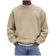 thumbnail image 2 of Ceisia Men's Multi-Season Gift Casual Fashion Solid Color Corduroy Long-Sleeve Round Neck Hooded Pullover with Pocket - Soft Co mfortable Daily Top, 2 of 6