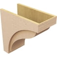 thumbnail image 5 of 10"W x 20"D x 20"H Classic Helena Rough Cedar Woodgrain TimberThane Corbel, Primed Tan, 5 of 6