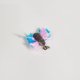 thumbnail image 4 of Juguete para gatos con caña de pescar, juguete interactivo divertido con varita telescópica, con 7 plumas, se puede utilizar para gatitos y gatos (las plumas se distribuyen al azar) ER, 4 of 5