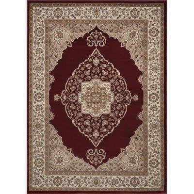 Bazaar Emy Red Ivory 7 Ft 10 In X 1 Area Rug