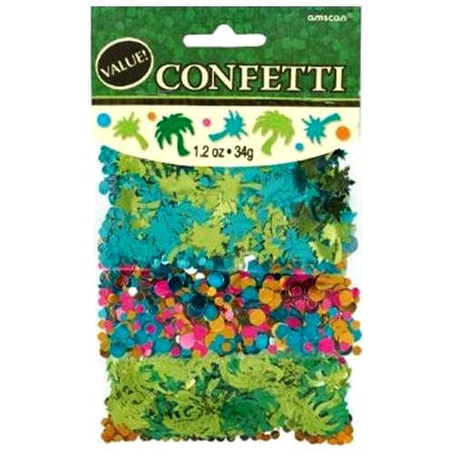 Hawaiian Luau Palm Tree Confetti Value Pack (3 types)