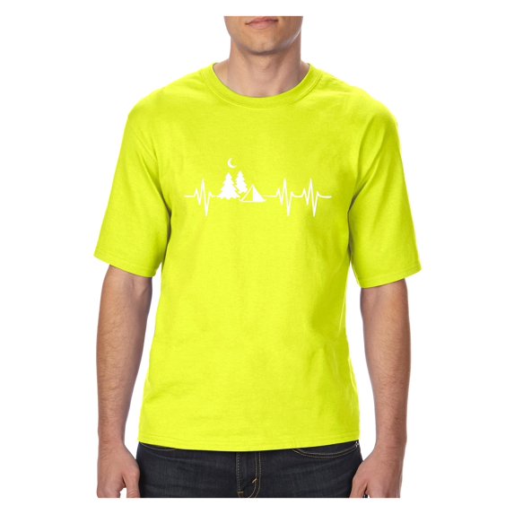 "Mens and Big Mens Camping Hiking Gift T-Shirt, up to size 3XLT"