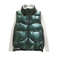 thumbnail image 2 of Veste Sans Manches pour Femmes, Manteau Court d'Hiver avec Poches, 2 of 4
