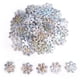 thumbnail image 1 of 300 piezas de confeti de copos de nieve, accesorio decorativo navideño, adorno navideño de copos de nieve (confeti de copos de nieve AB plateado de 25 mm), 1 of 8